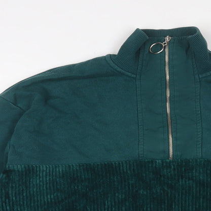 Topman Mens Blue Cotton Pullover Sweatshirt Size XS