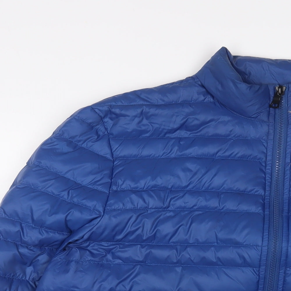 Mens UK Size S Marks and Spencer Blue Puffer Jacket