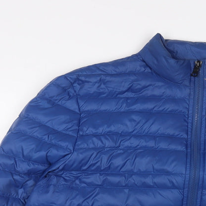 Mens UK Size S Marks and Spencer Blue Puffer Jacket