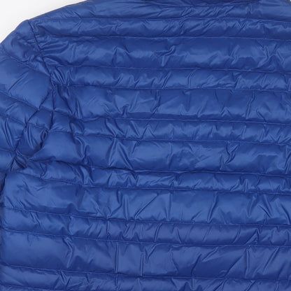 Mens UK Size S Marks and Spencer Blue Puffer Jacket