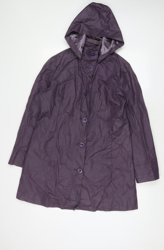 Per Una Womens Purple Jacket Size 12 Zip