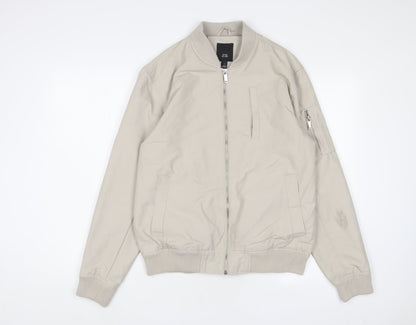 Mens UK Size M River Island Beige Jacket