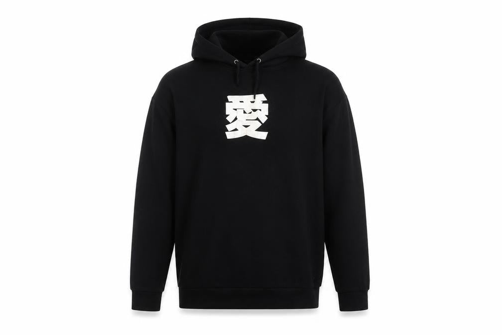Mens UK Size L ASOS Black Pullover Hoodie