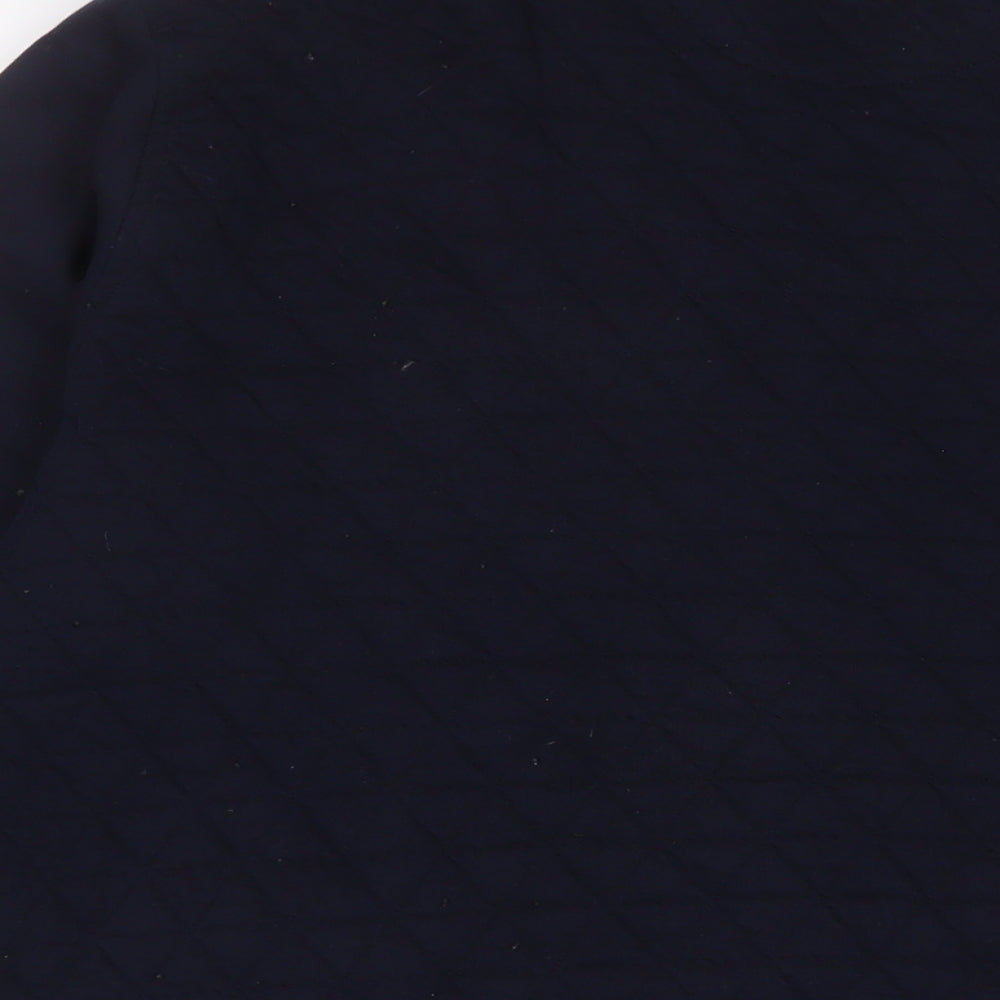 Mens UK Size L Marks and Spencer Blue Full Zip Sweatshirt