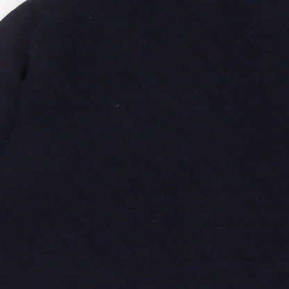 Mens UK Size L Marks and Spencer Blue Full Zip Sweatshirt