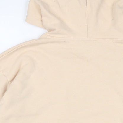 SLA Womens Beige Cotton Pullover Hoodie Size S Pullover