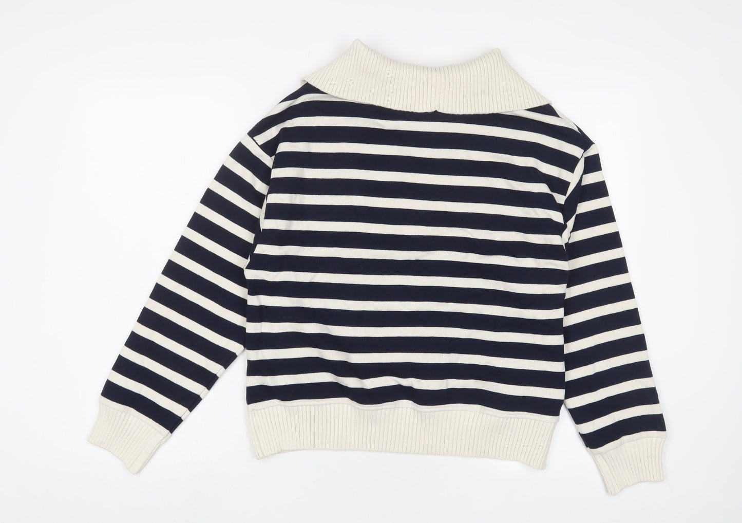 Womens UK Size S Marks and Spencer Blue Pullover Sweatshirt