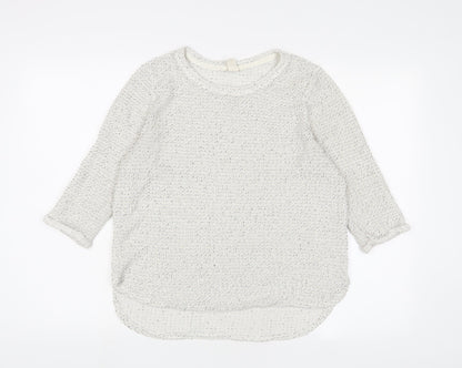 Womens UK Size M H&M Grey Pullover Jumper