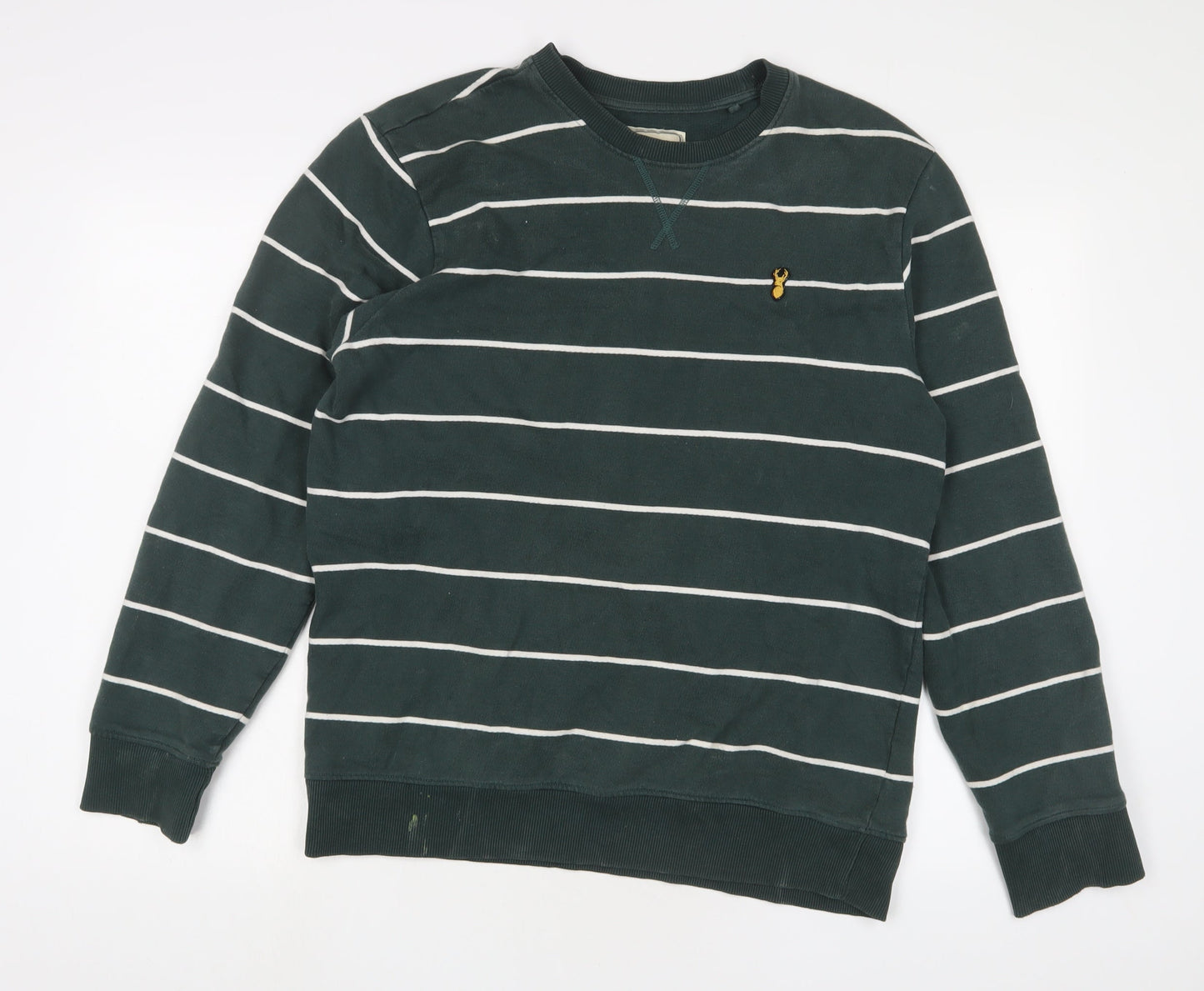 Mens UK Size L NEXT Green Pullover Sweatshirt
