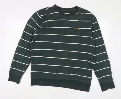 Mens UK Size L NEXT Green Pullover Sweatshirt