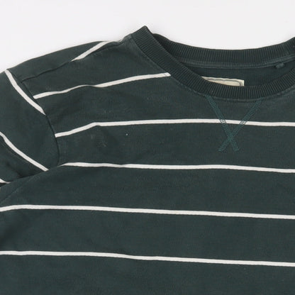 Mens UK Size L NEXT Green Pullover Sweatshirt