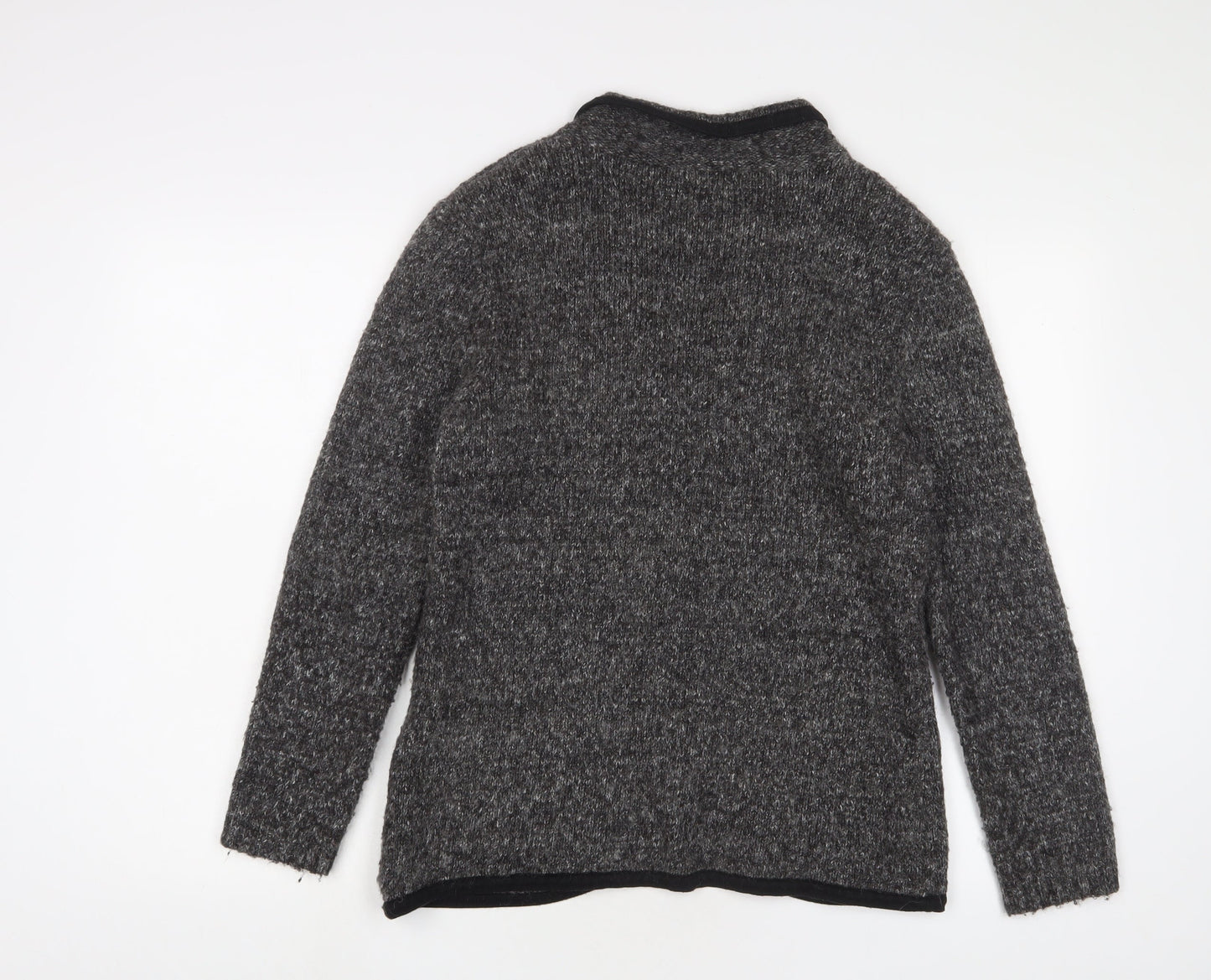 Womens UK Size 14 Damart Grey Cardigan Jumper