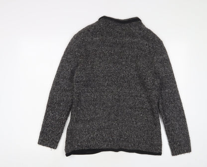 Womens UK Size 14 Damart Grey Cardigan Jumper