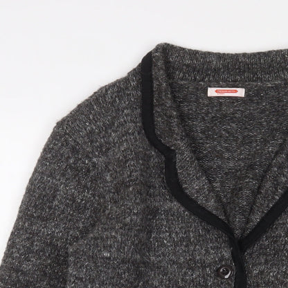 Womens UK Size 14 Damart Grey Cardigan Jumper