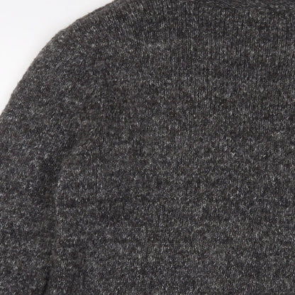 Womens UK Size 14 Damart Grey Cardigan Jumper