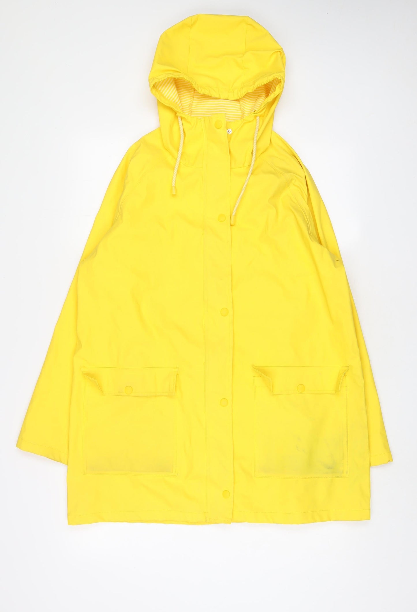 Avenue Womens Yellow Jacket Size M Zip