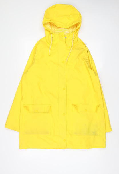 Avenue Womens Yellow Jacket Size M Zip