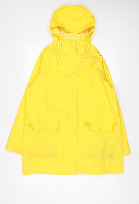 Avenue Womens Yellow Jacket Size M Zip