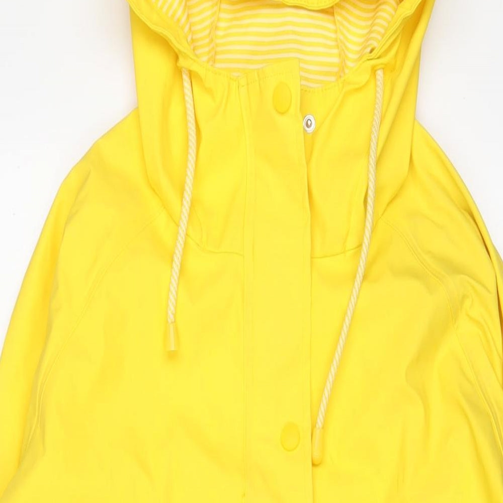 Avenue Womens Yellow Jacket Size M Zip