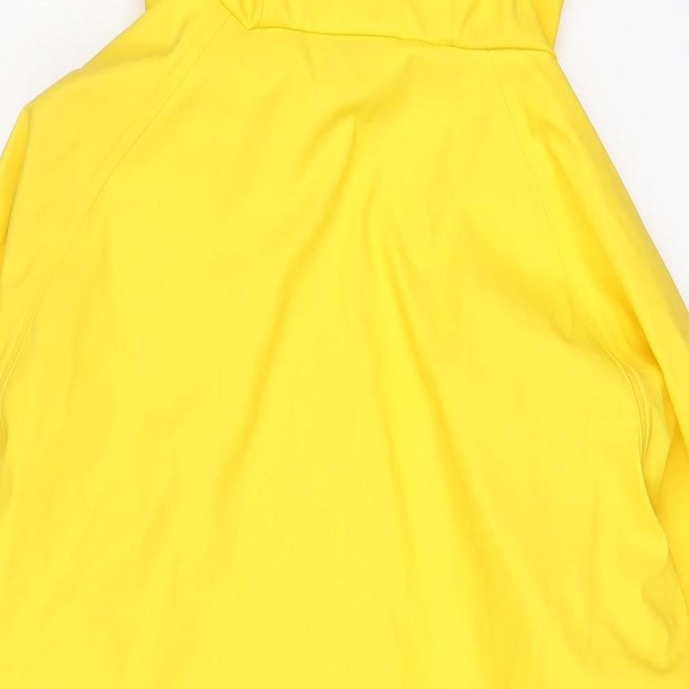 Avenue Womens Yellow Jacket Size M Zip