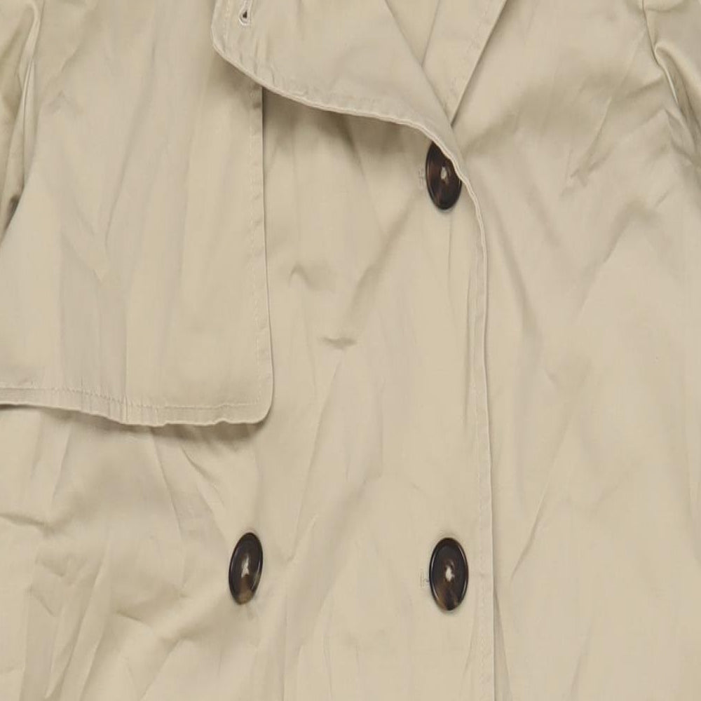 Womens UK Size 12 Marks and Spencer Beige Overcoat