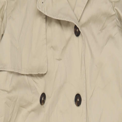 Womens UK Size 12 Marks and Spencer Beige Overcoat