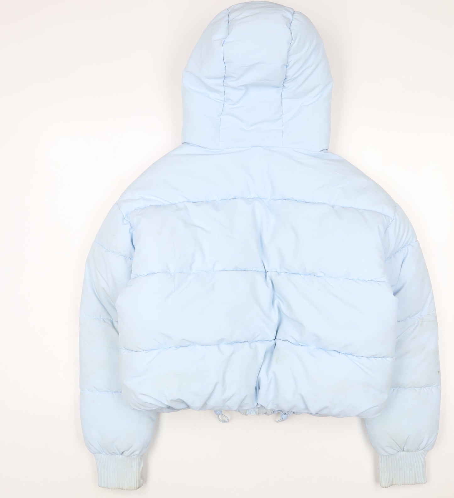 Womens UK Size S Monki Blue Puffer Jacket
