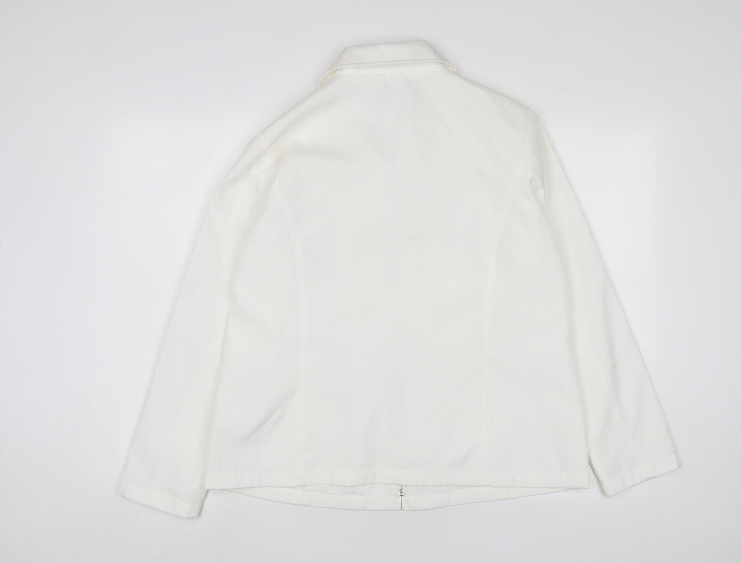 Womens UK Size 14 Finesse White Jacket