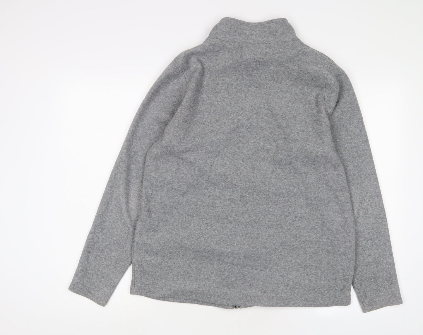 Anthology Womens Grey Jacket Size 16 Zip