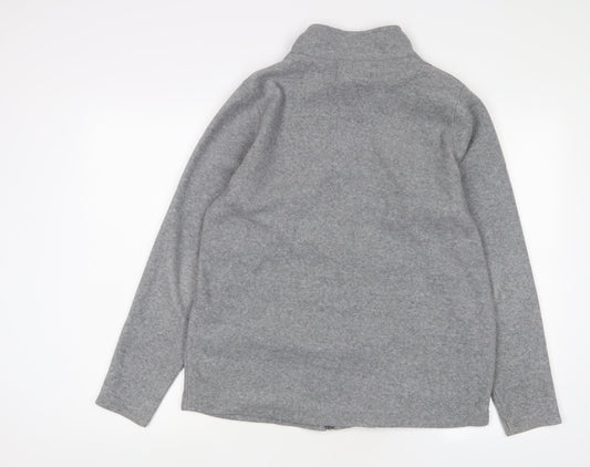 Anthology Womens Grey Jacket Size 16 Zip