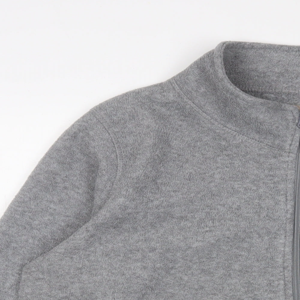 Anthology Womens Grey Jacket Size 16 Zip