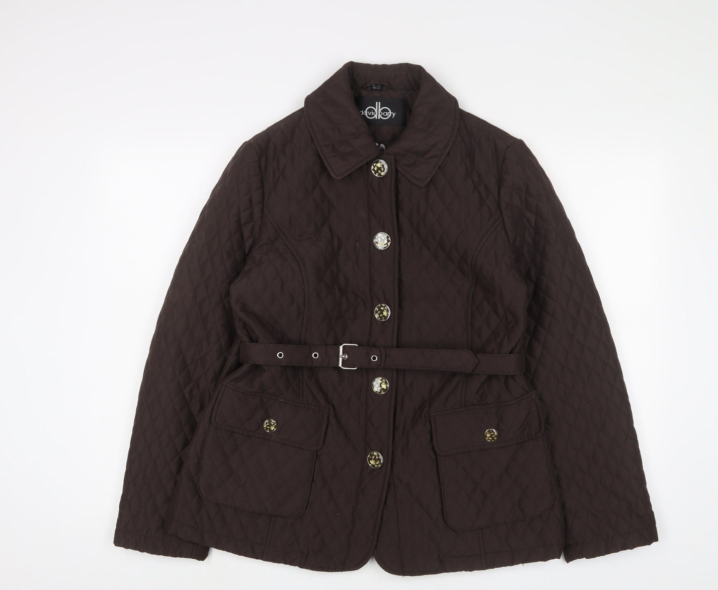 Womens UK Size 14 David Barry Brown Jacket