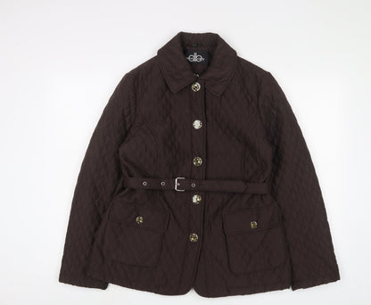 Womens UK Size 14 David Barry Brown Jacket