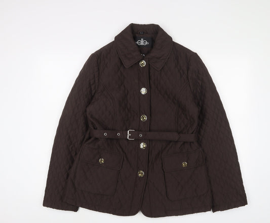 Womens UK Size 14 David Barry Brown Jacket