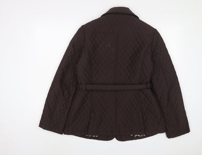 Womens UK Size 14 David Barry Brown Jacket