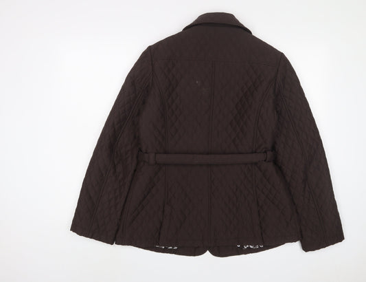 Womens UK Size 14 David Barry Brown Jacket