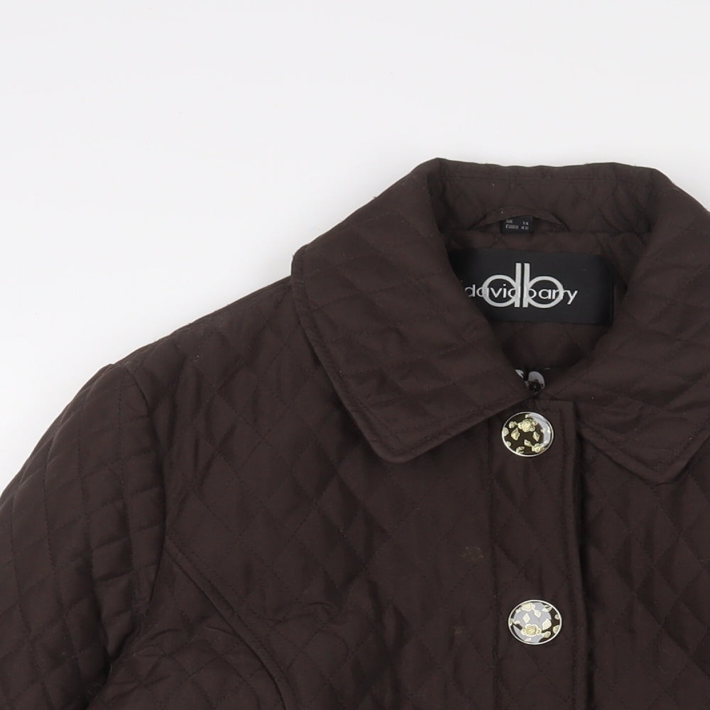 Womens UK Size 14 David Barry Brown Jacket