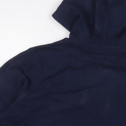 Womens UK Size M marks and Blue Full Zip Hoodie