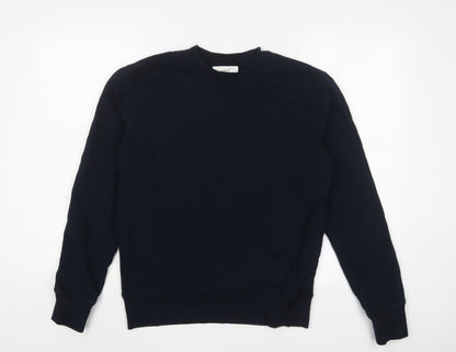 Mens UK Size S Marks and Spencer Blue Pullover Sweatshirt