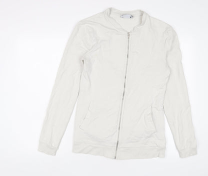 Mens UK Size M ASOS Grey Full Zip Sweatshirt