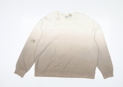 Womens UK Size M Marks and Spencer Brown Pullover Sweatshirt