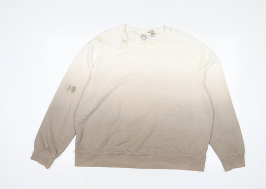 Womens UK Size M Marks and Spencer Brown Pullover Sweatshirt