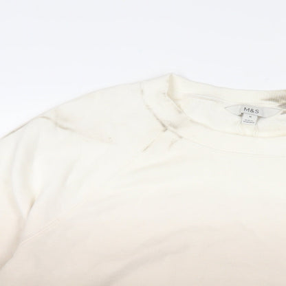 Womens UK Size M Marks and Spencer Brown Pullover Sweatshirt