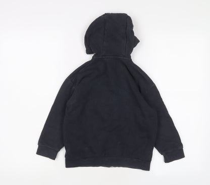 NEXT Boys Blue Cotton Full Zip Hoodie Size 6 Years Zip