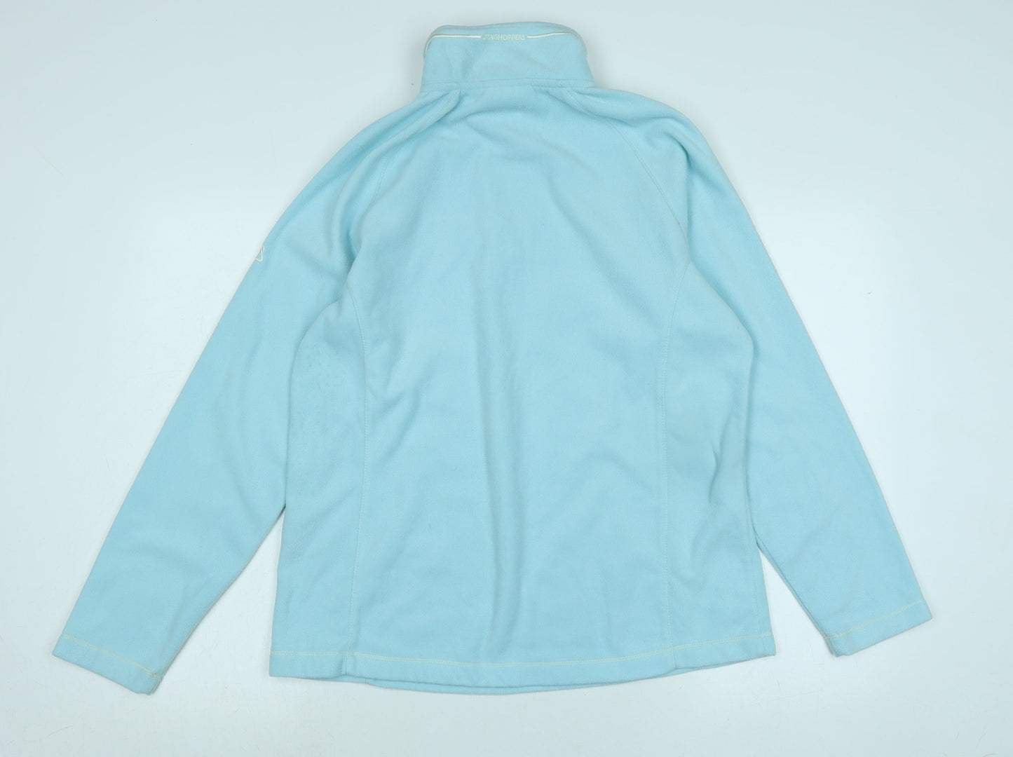 Damart Womens Blue Polyester Pullover Sweatshirt Size L Zip