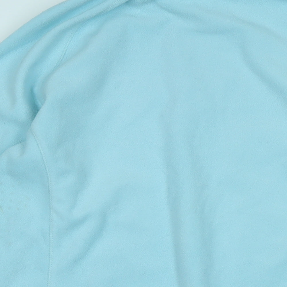 Damart Womens Blue Polyester Pullover Sweatshirt Size L Zip