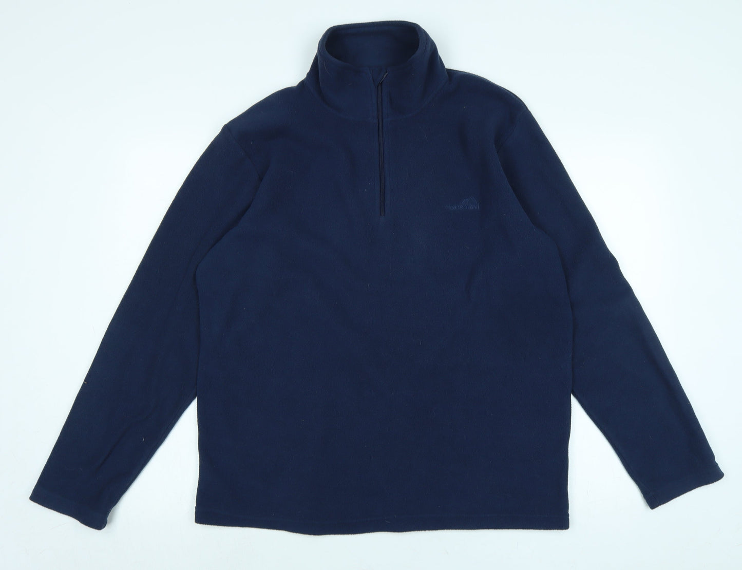 Mens UK Size M Freedom Trail Blue Henley Sweatshirt