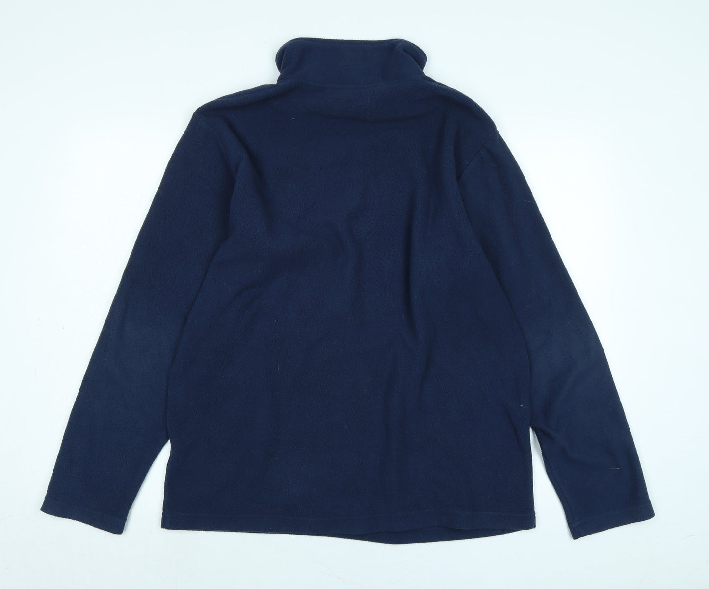 Mens UK Size M Freedom Trail Blue Henley Sweatshirt