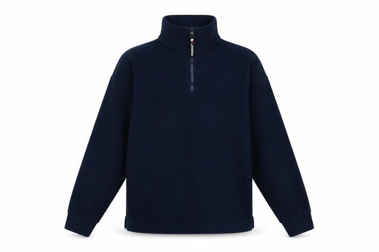 Tresspass Boys Blue Mock Neck Polyester Pullover Jumper Size 13-14 Years - Logo