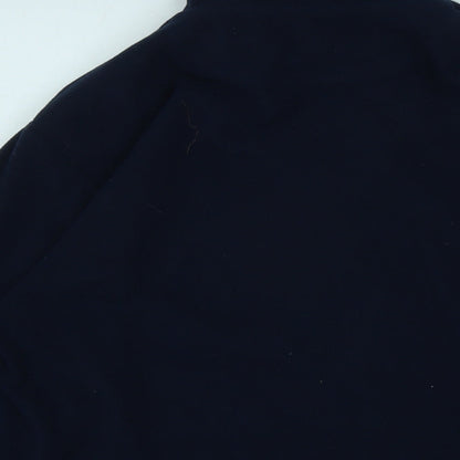 Tresspass Boys Blue Mock Neck Polyester Pullover Jumper Size 13-14 Years - Logo